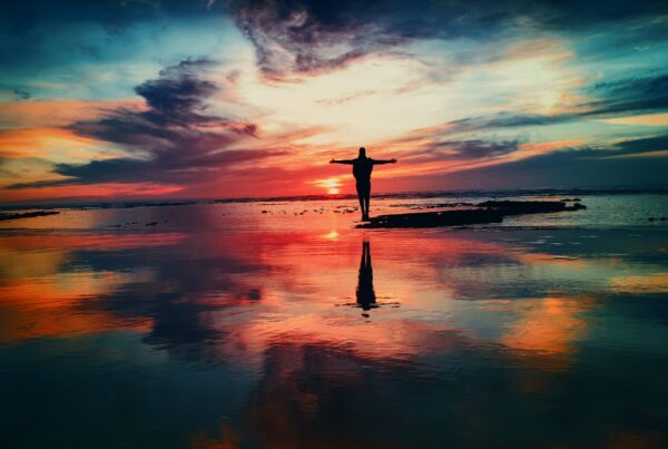 nature, person at beach